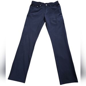 Greg Norman Men's 30X32 Navy Blue Golf Athleisure Performance Travel Pants